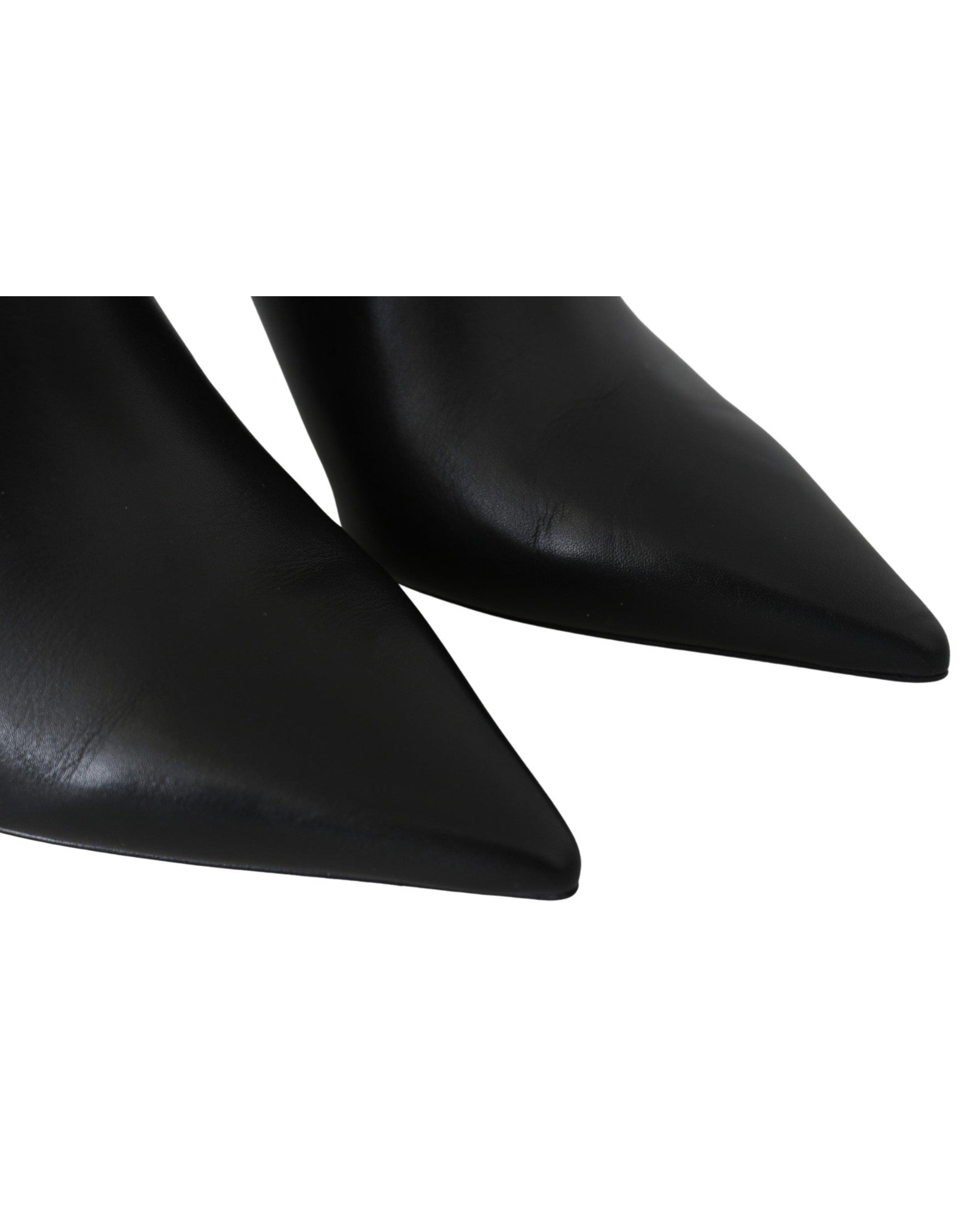 Jimmy Choo Black Leather Calf Lexx Pumps Shoes Glam Steals