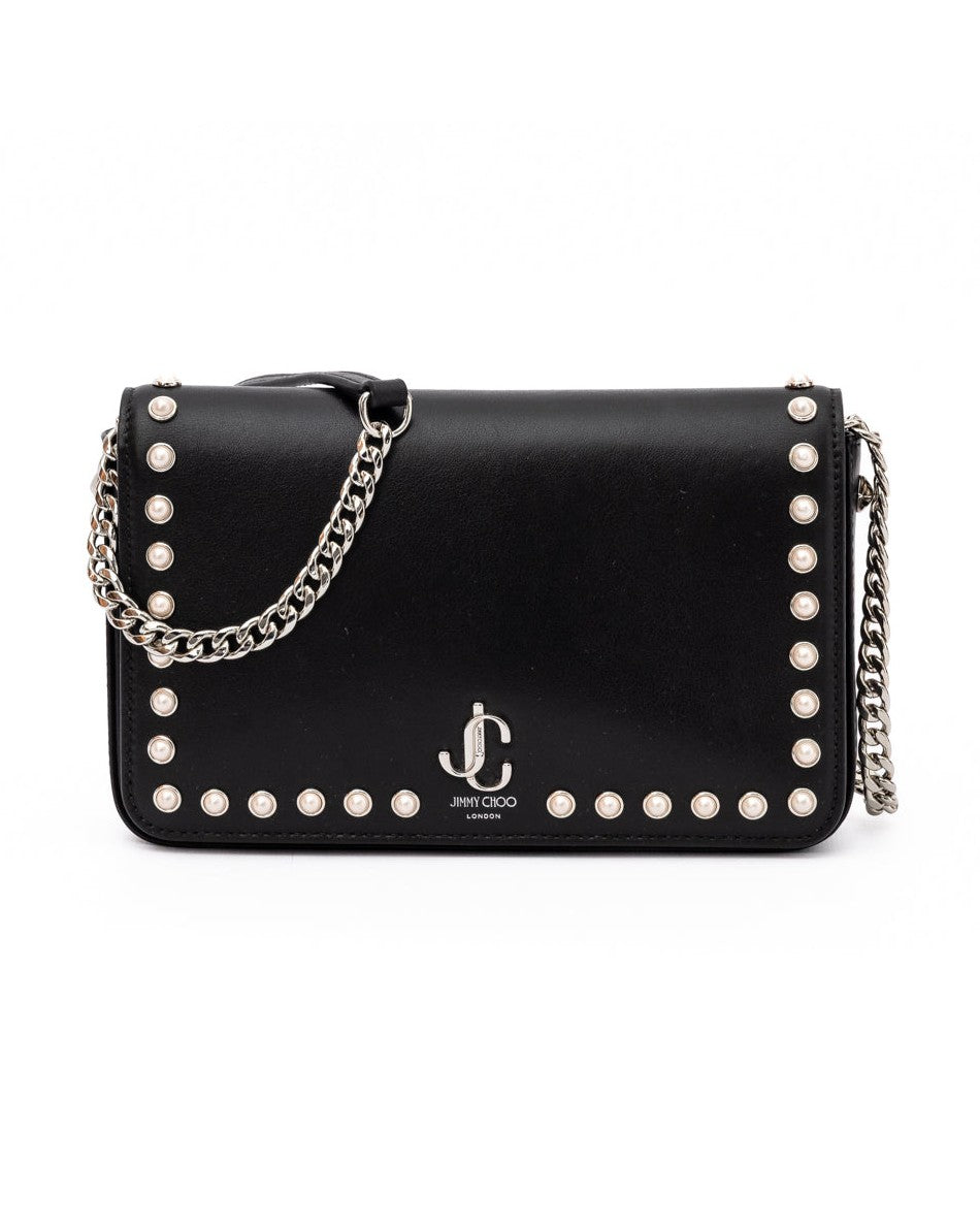 Jimmy Choo Black Leather Crossbody Bag Glam Steals