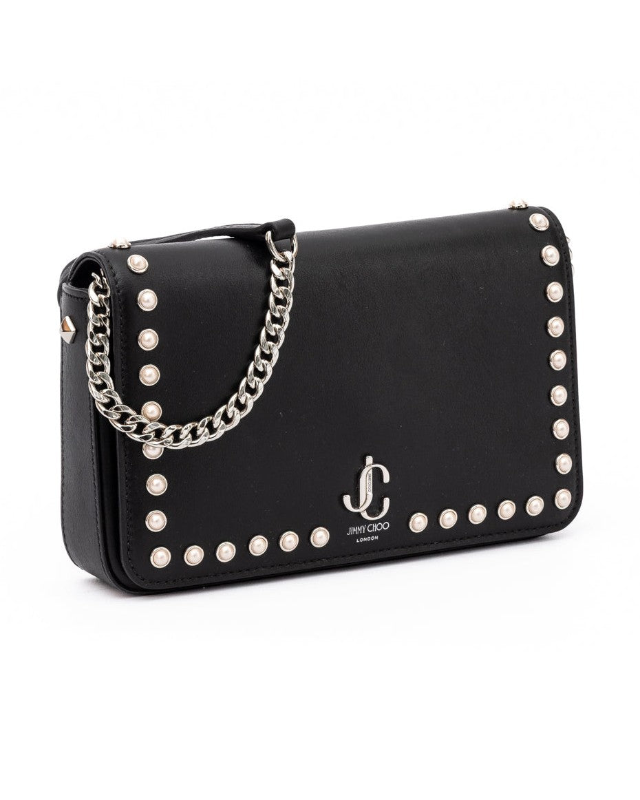 Jimmy Choo Black Leather Crossbody Bag Glam Steals
