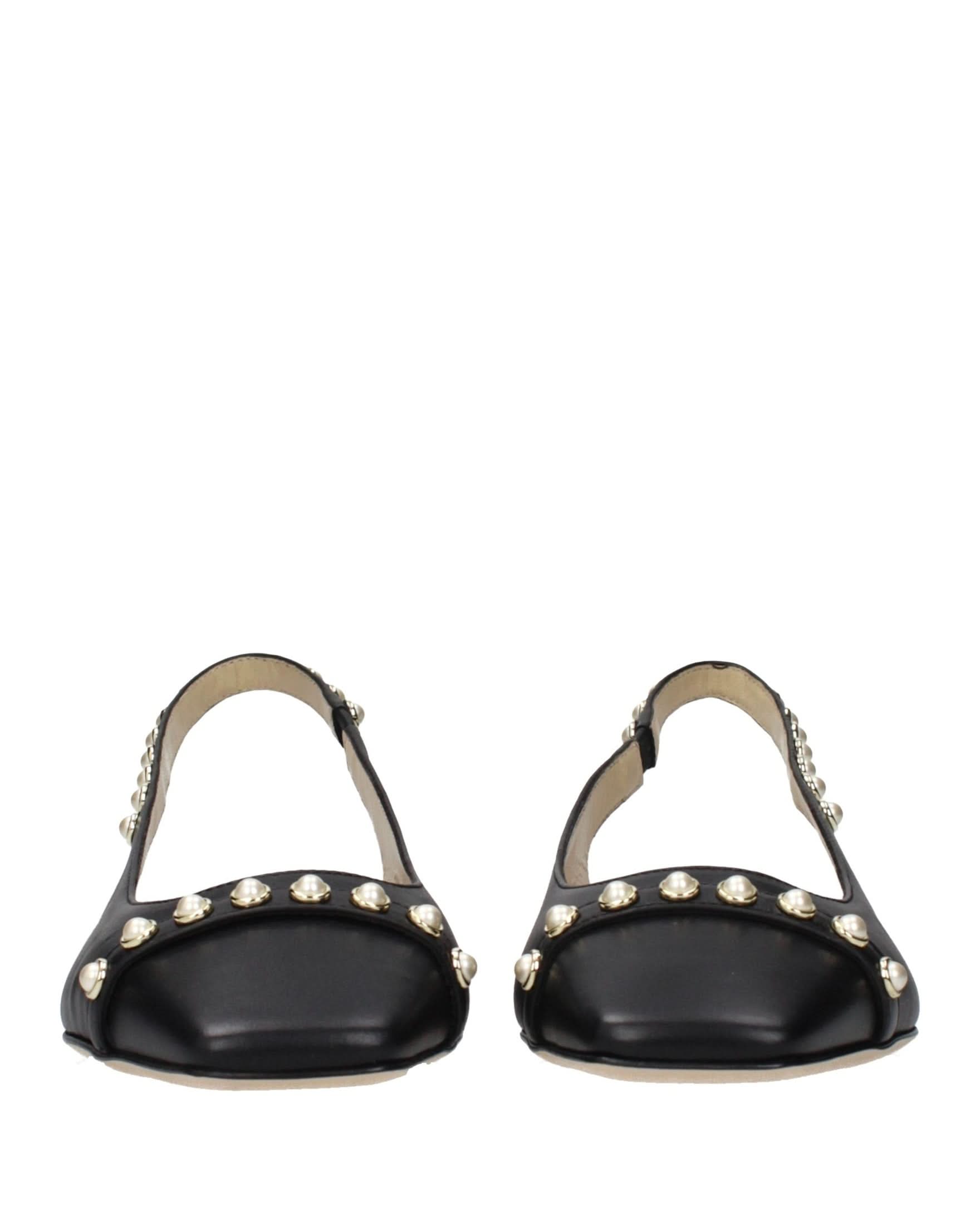 Jimmy Choo Black Leather Flats Glam Steals