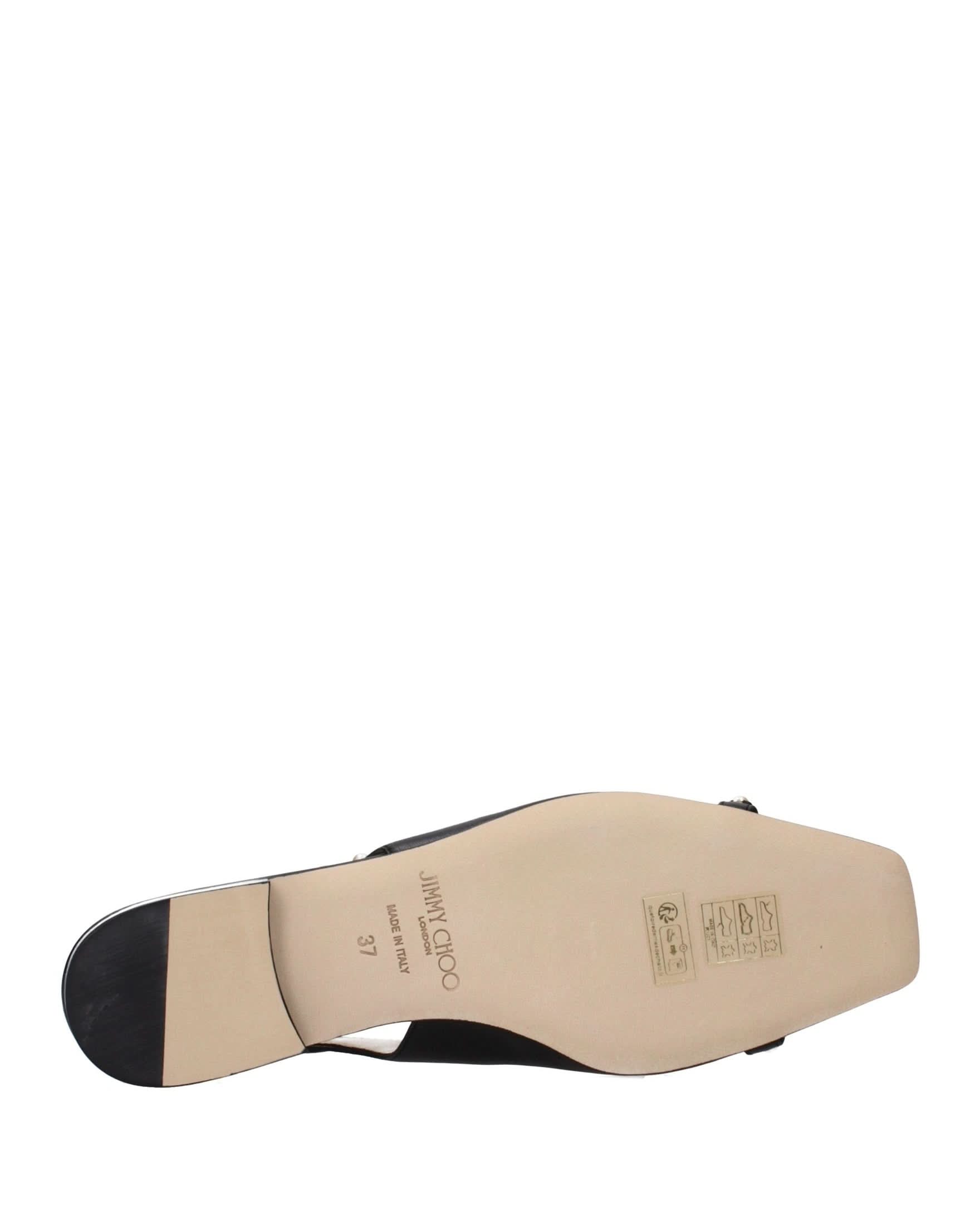 Jimmy Choo Black Leather Flats Glam Steals