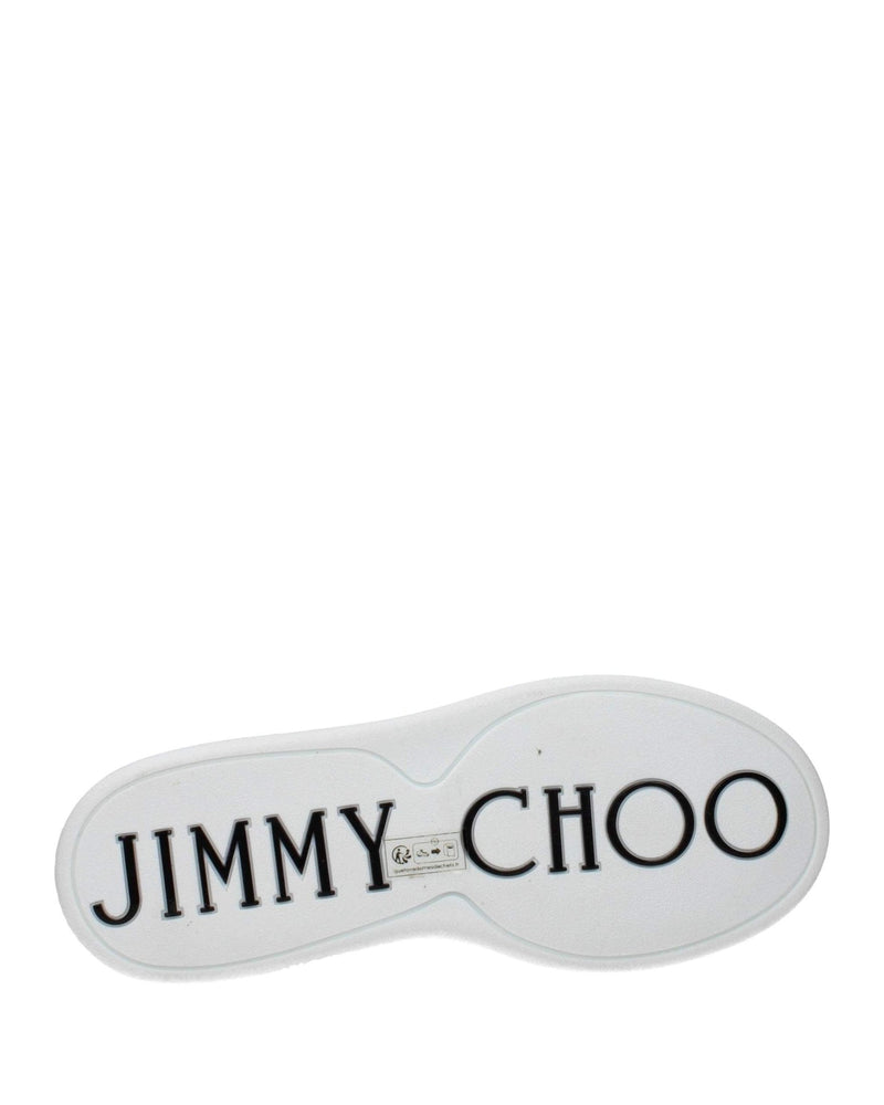 Jimmy Choo Black Leather Low Top Sneakers Glam Steals