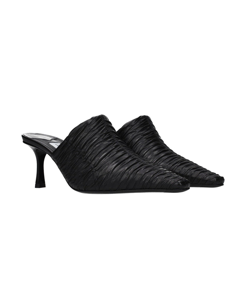 Jimmy Choo Black Leather Mid Heel Pumps Glam Steals