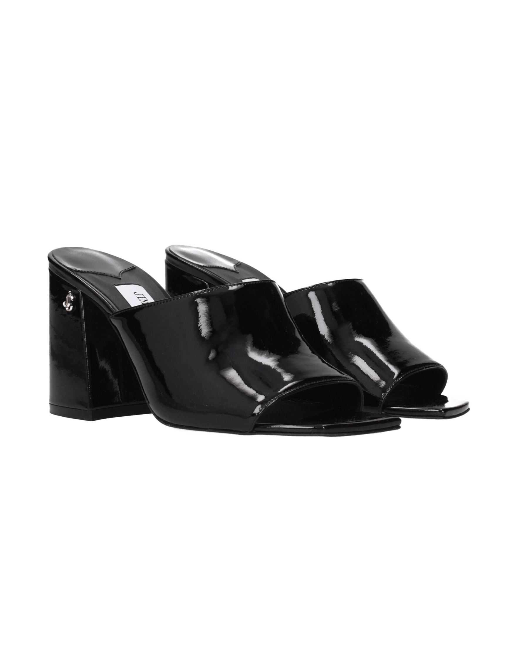 Jimmy Choo Black Leather Platforms Glam Steals