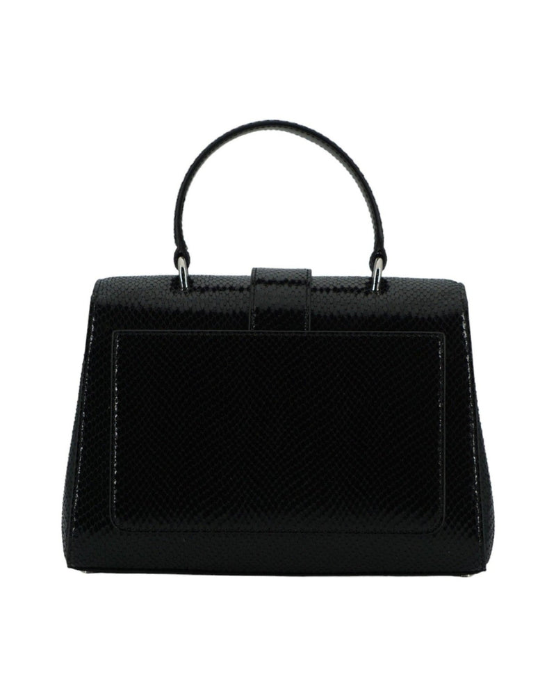 Jimmy Choo Black Leather Top Handle Shoulder Bag Glam Steals