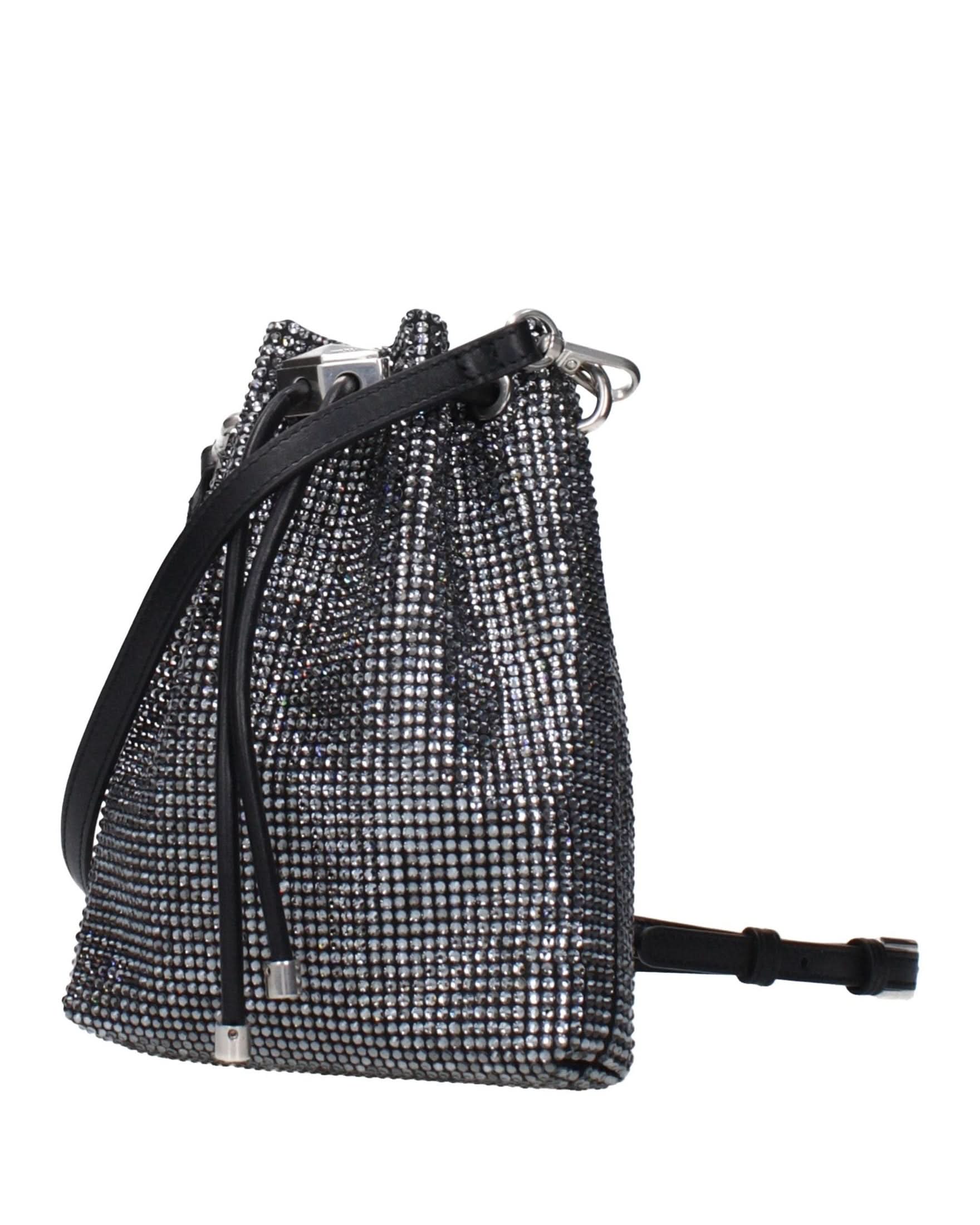 Jimmy Choo Black Satin Crossbody Bag Glam Steals