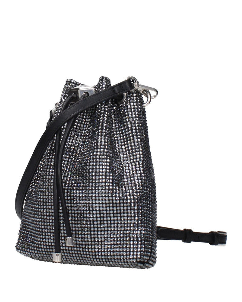 Jimmy Choo Black Satin Crossbody Bag Glam Steals