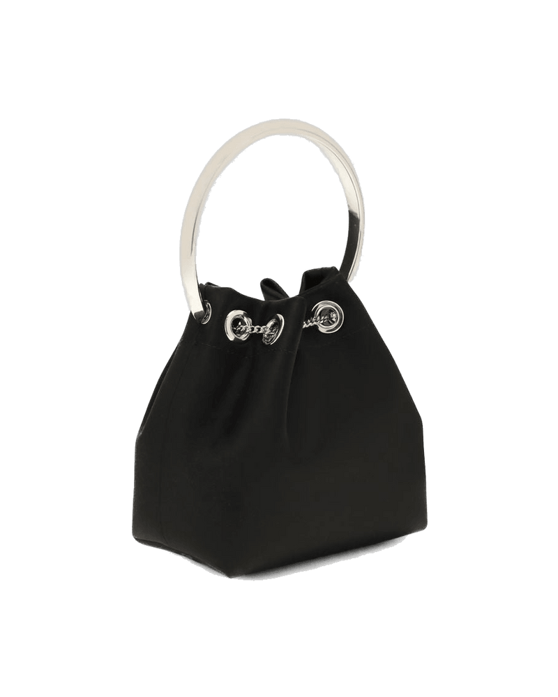 Jimmy Choo Black Silk Shoulder Bag Glam Steals