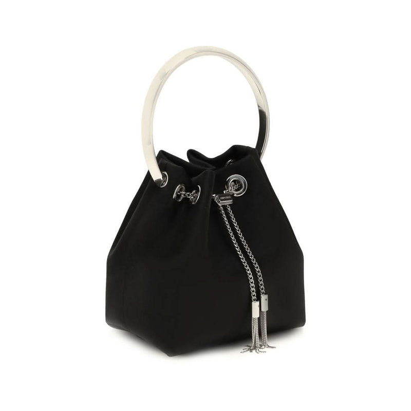 Jimmy Choo Black Silk Shoulder Bag Glam Steals