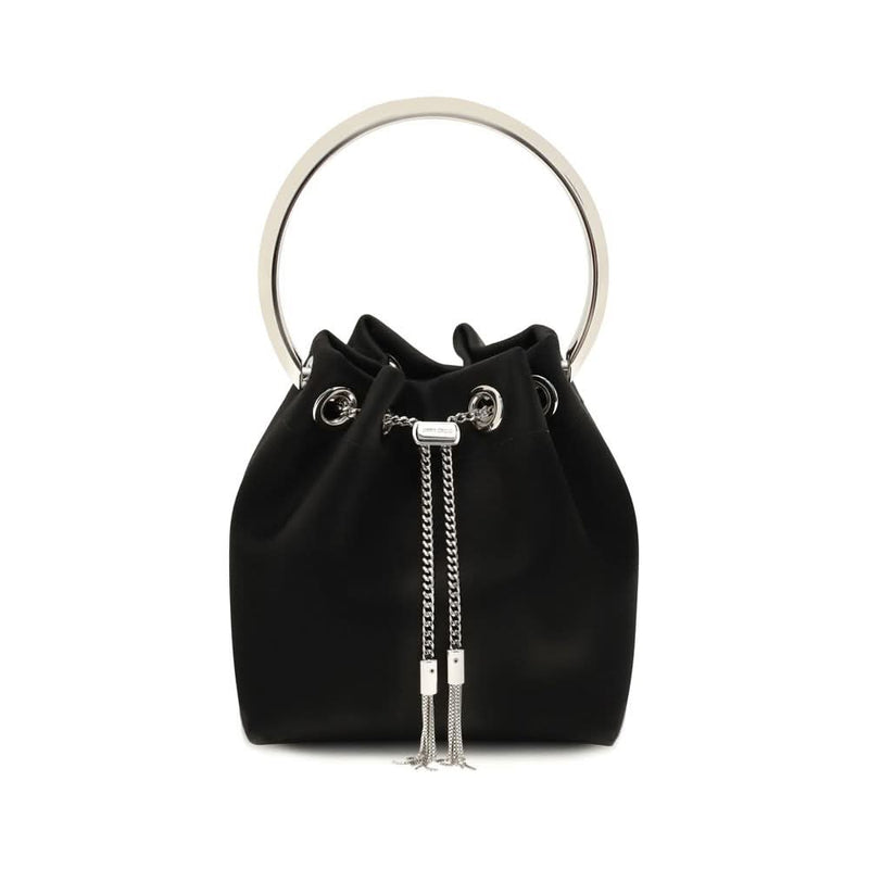 Jimmy Choo Black Silk Shoulder Bag Glam Steals