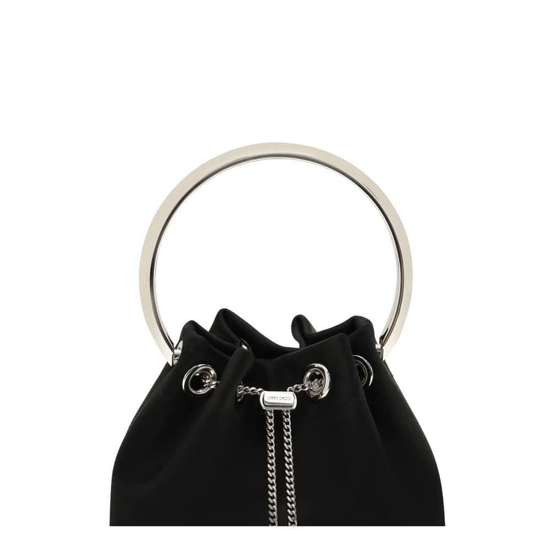 Jimmy Choo Black Silk Shoulder Bag Glam Steals