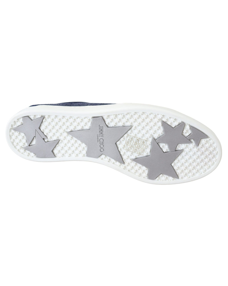 Jimmy Choo Blue Denim Miami Sneakers Glam Steals