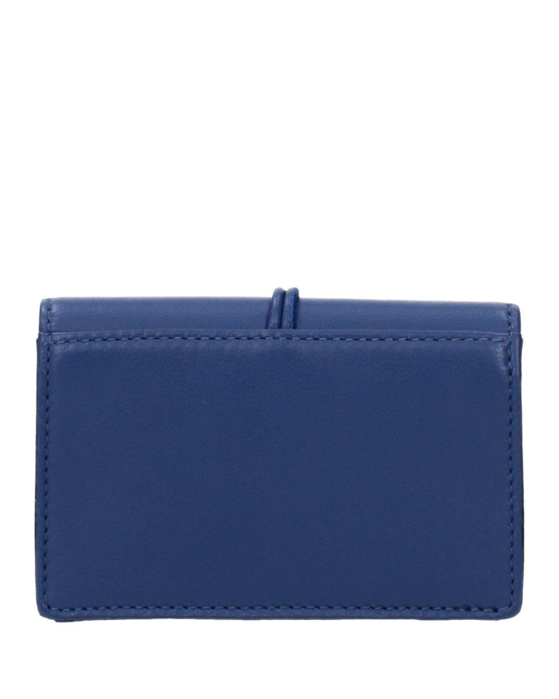 Jimmy Choo Blue Leather Wallet Glam Steals
