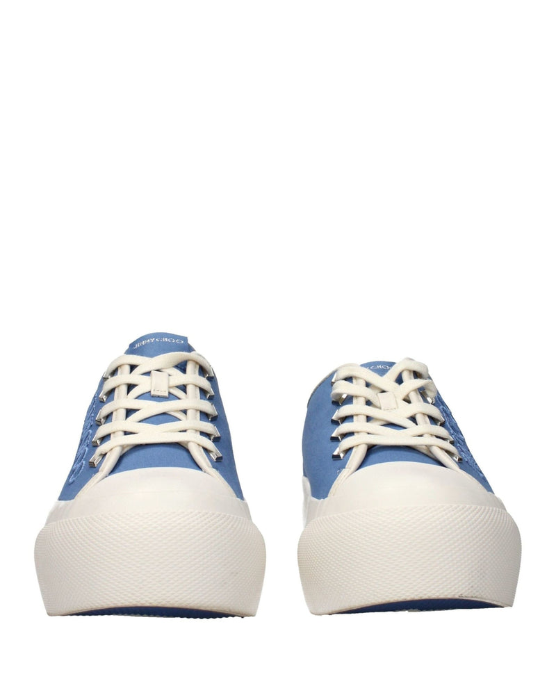 Jimmy Choo Blue Low Top Sneakers Glam Steals