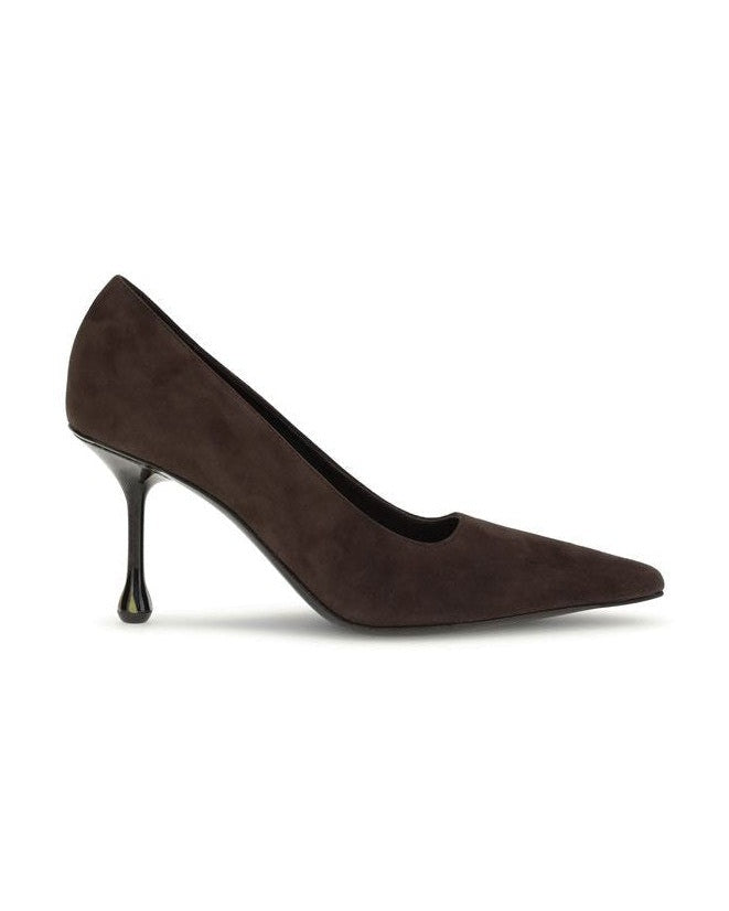 Jimmy Choo Brown Goatskin High Heel Pumps 