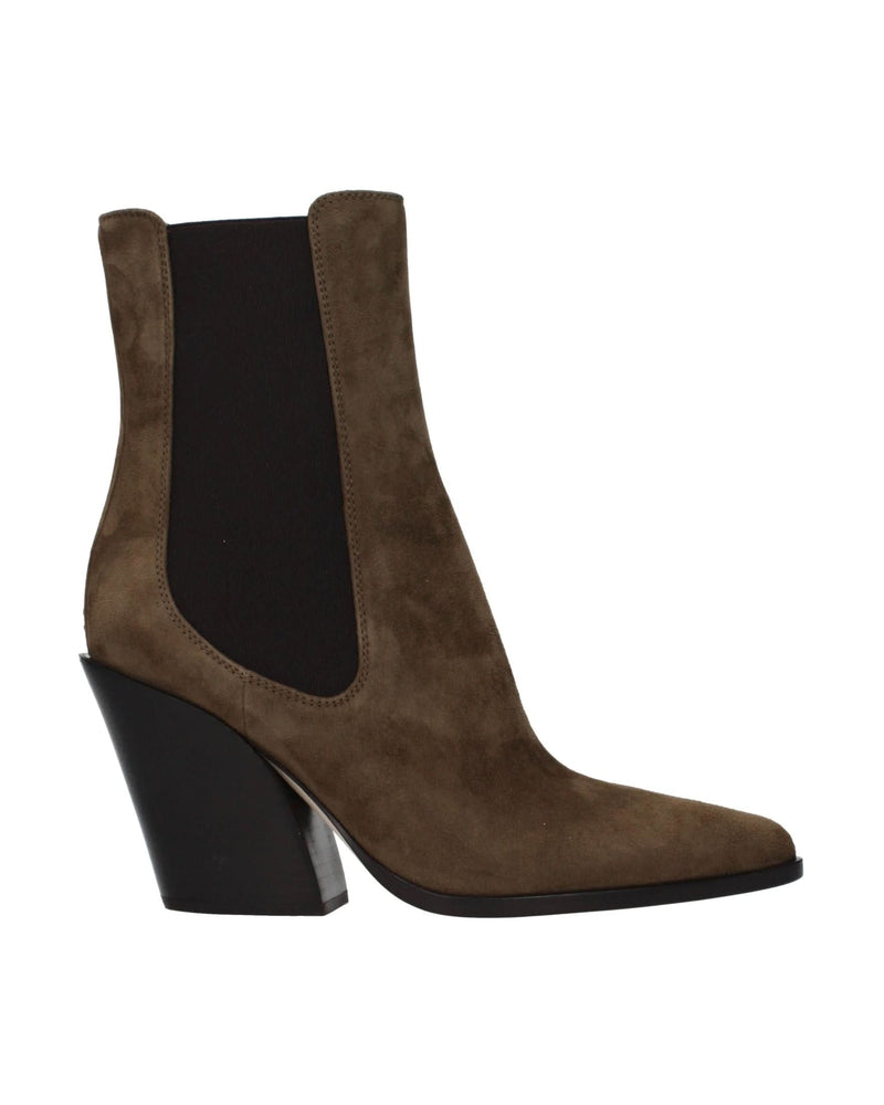 Jimmy Choo Brown Leather Ankle Boots 