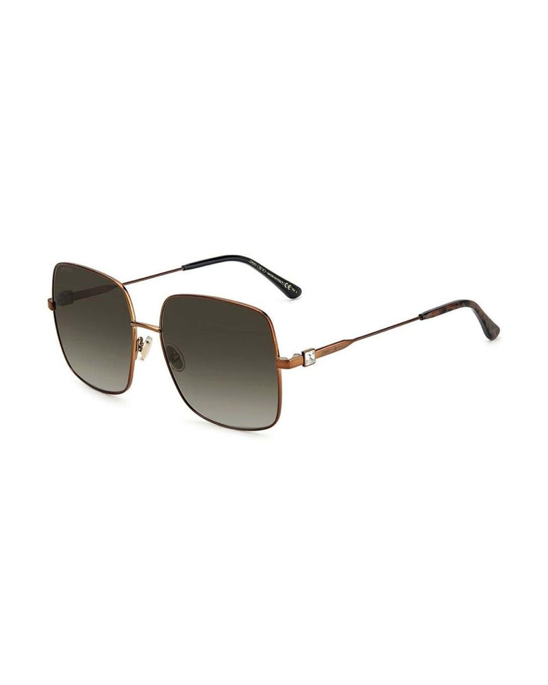 Jimmy Choo Brown Metal Sunglasses Glam Steals
