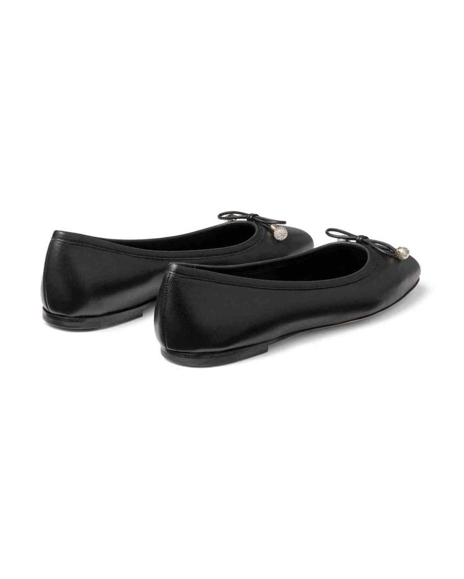 Jimmy Choo Elme Flat with Pearl Embellishment Glam Steals