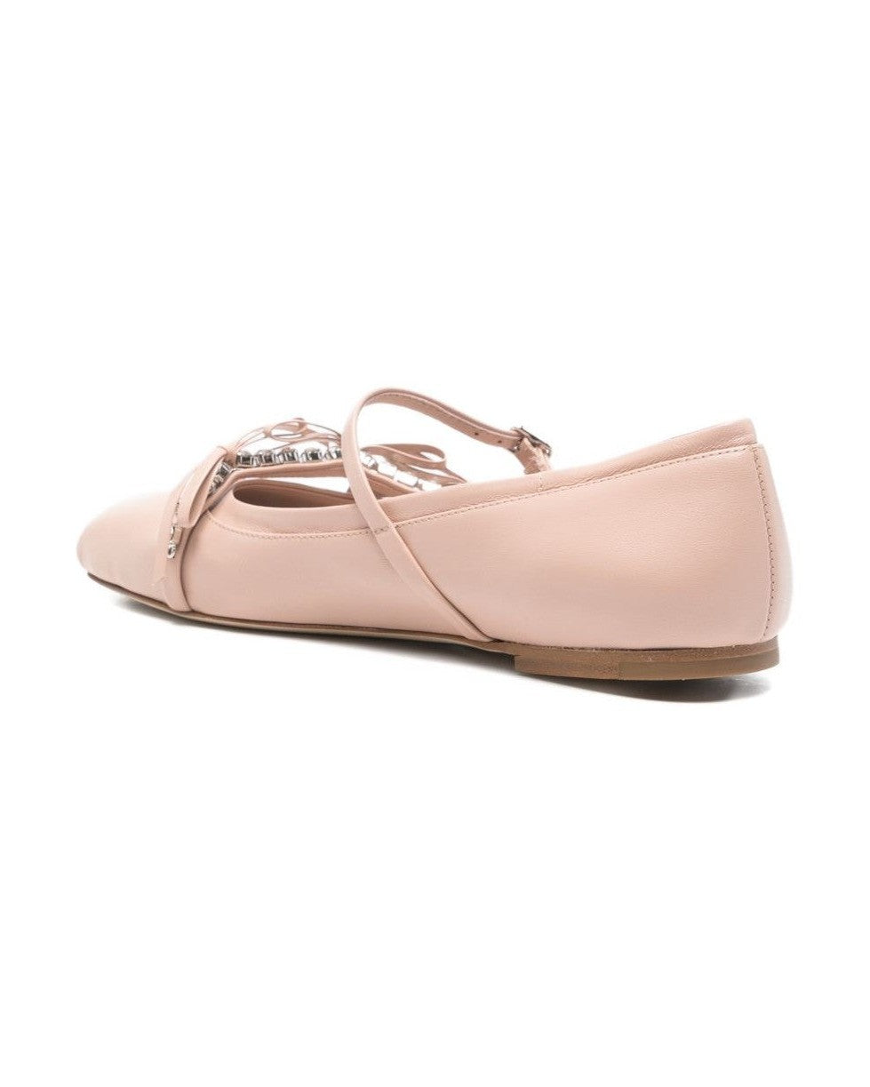 Jimmy Choo Flat Powder Shoes Flat Shoes