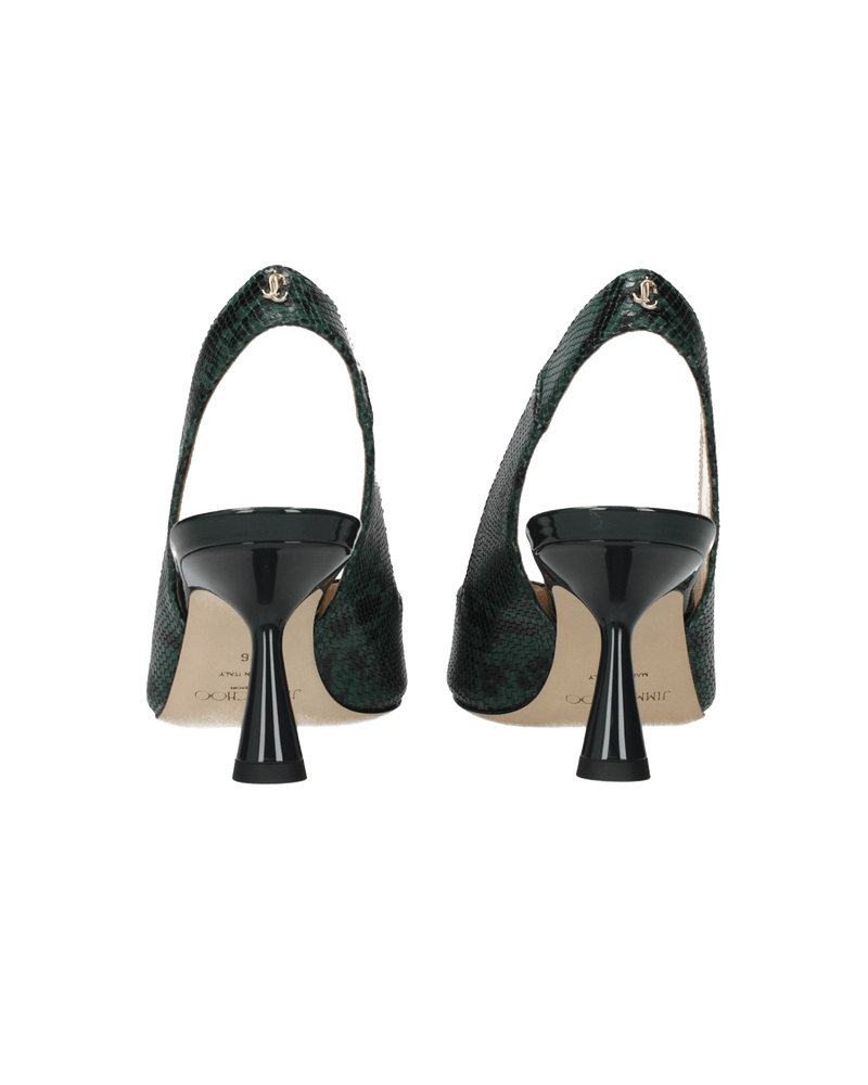 Jimmy Choo Green Leather High Heel Pumps Glam Steals