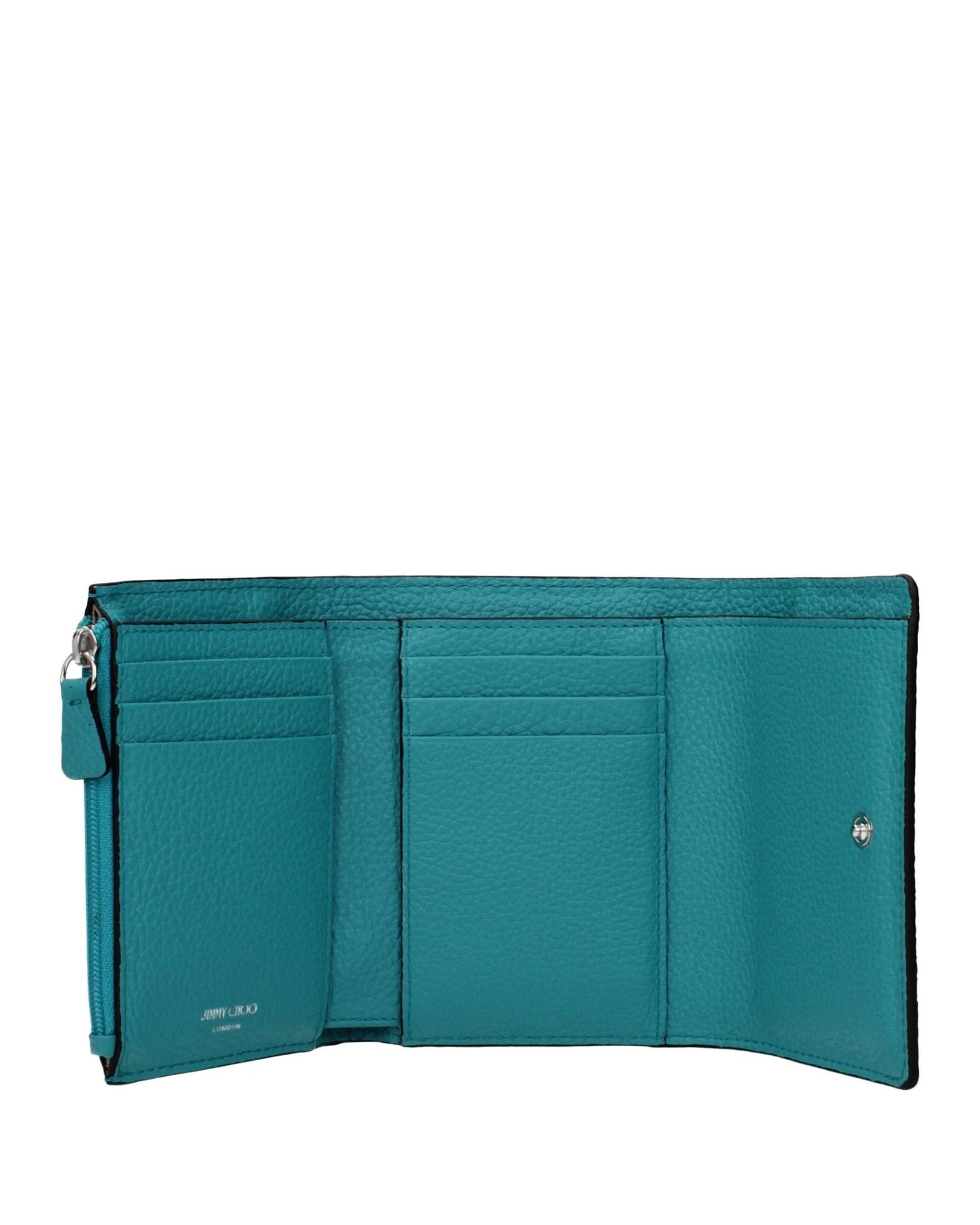 Jimmy Choo Green Leather Wallet Glam Steals