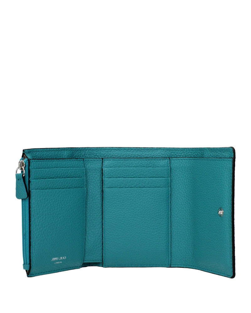 Jimmy Choo Green Leather Wallet Glam Steals