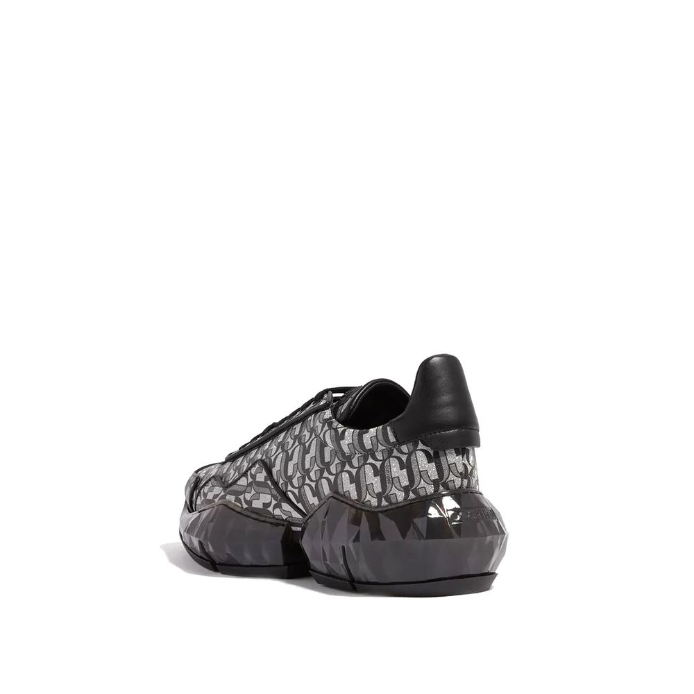 Jimmy Choo Leather Diamond Jc Monogram Glitter Sneakers Glam Steals