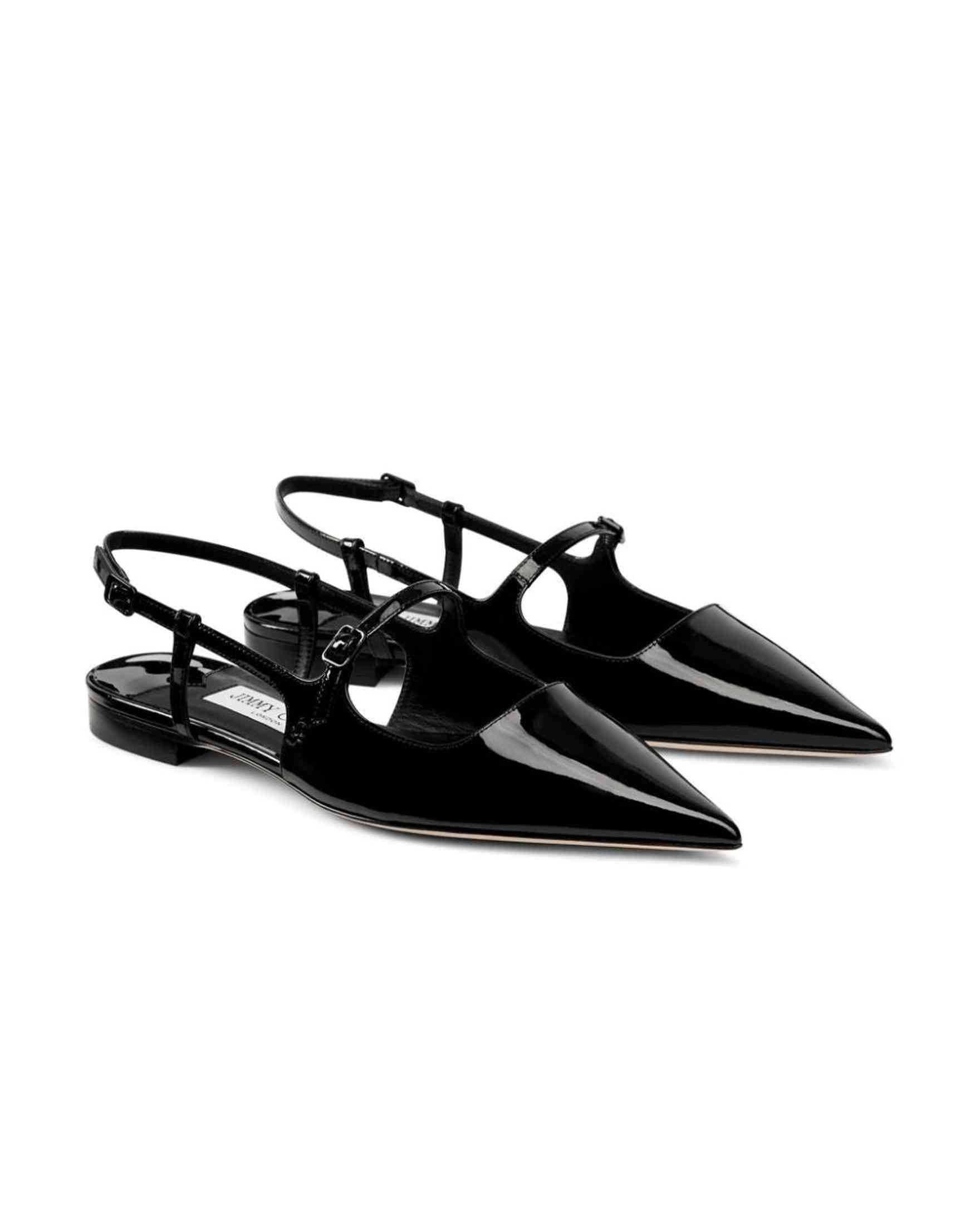 Jimmy Choo Leather Didi Flat Patent Low Shoes Glam Steals