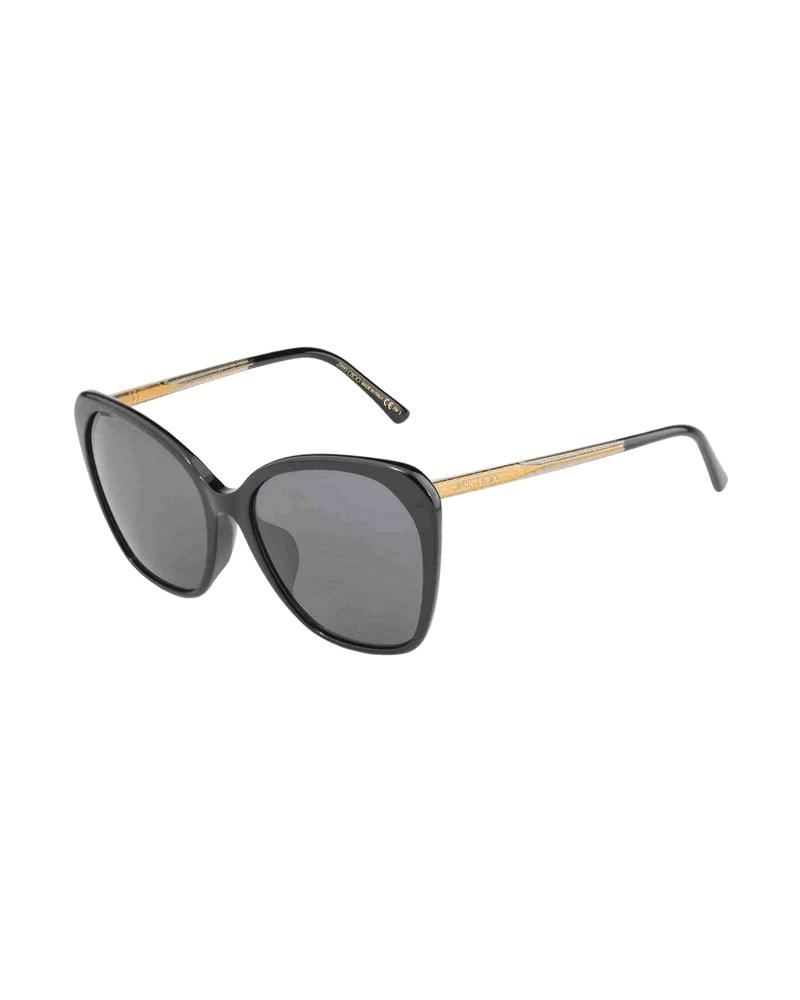 Jimmy Choo Black Metal Sunglasses Glam Steals