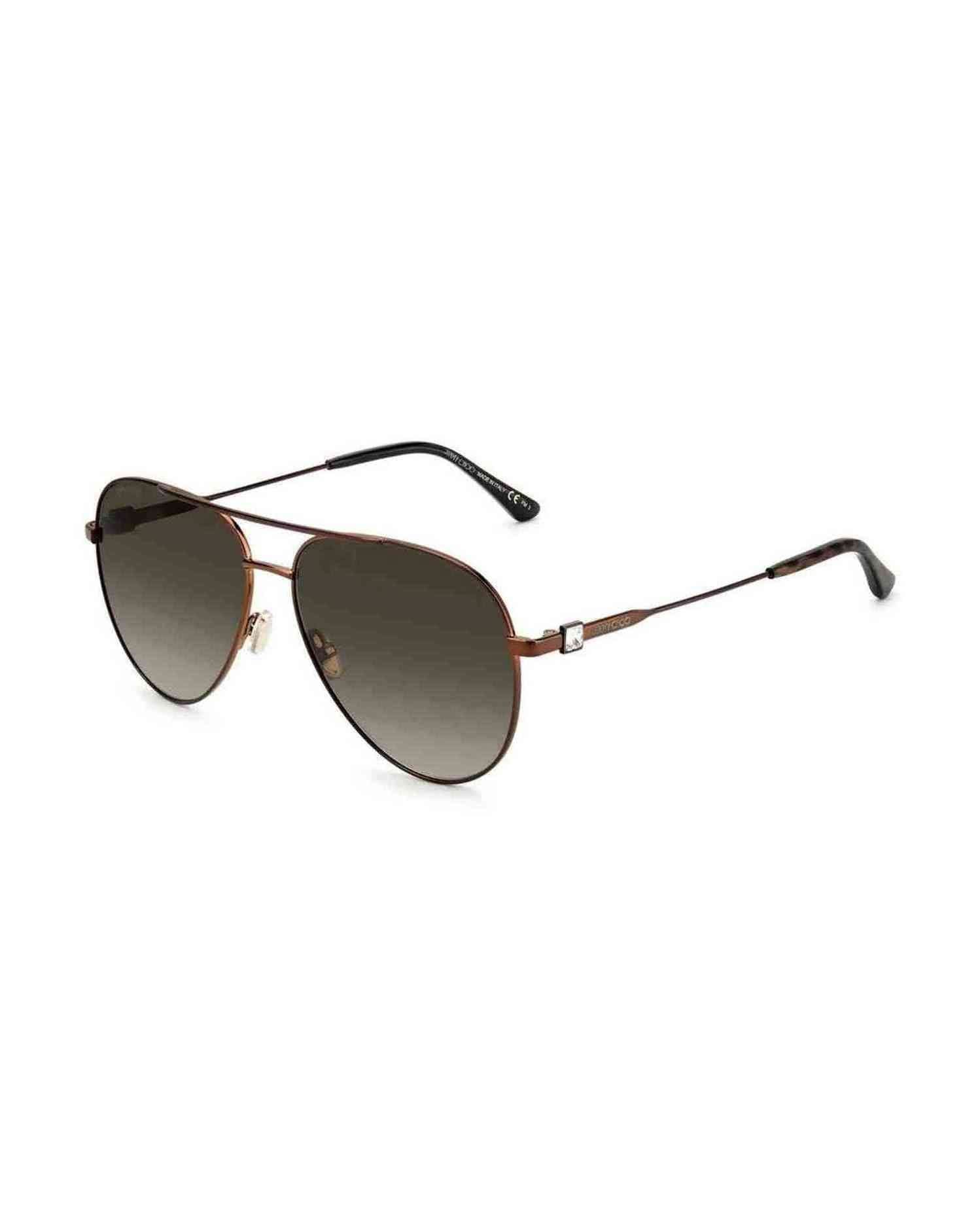 Jimmy Choo Brown Metal Sunglasses Sunglasses