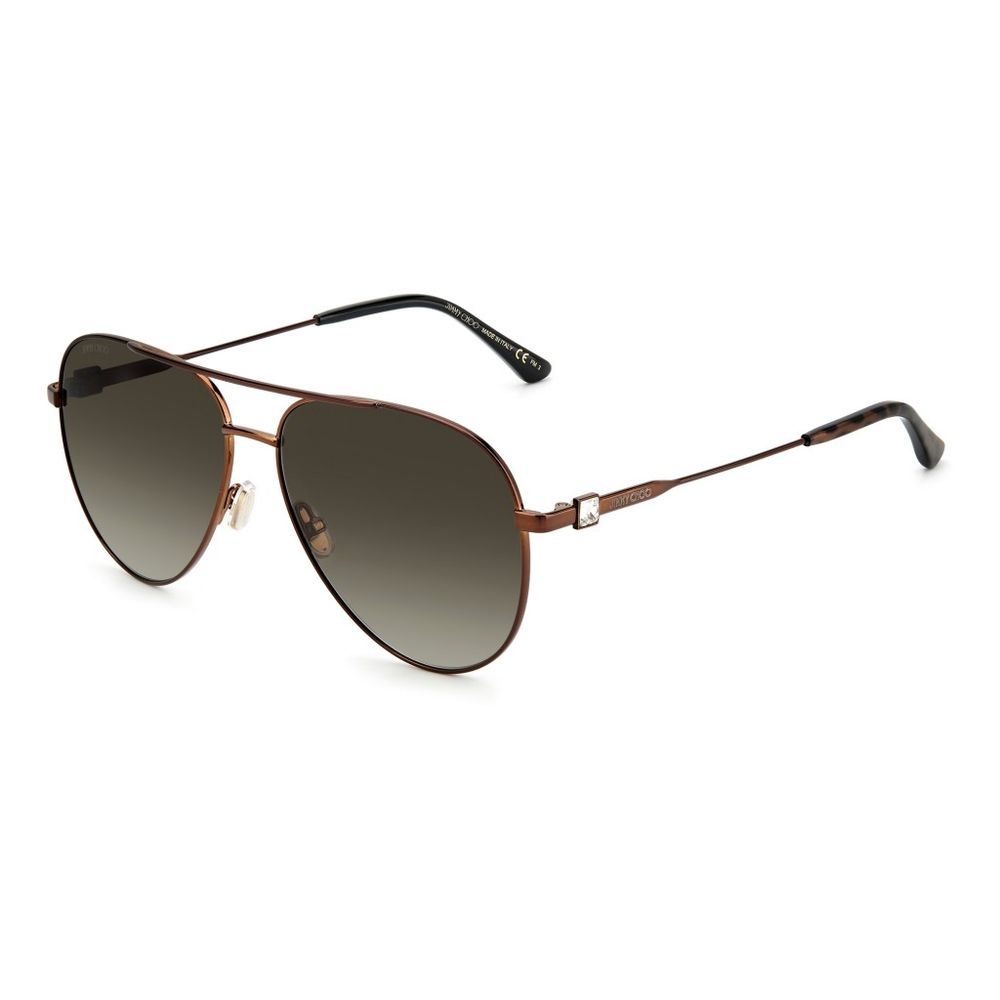 Jimmy Choo Metal Brown Sunglasses Glam Steals