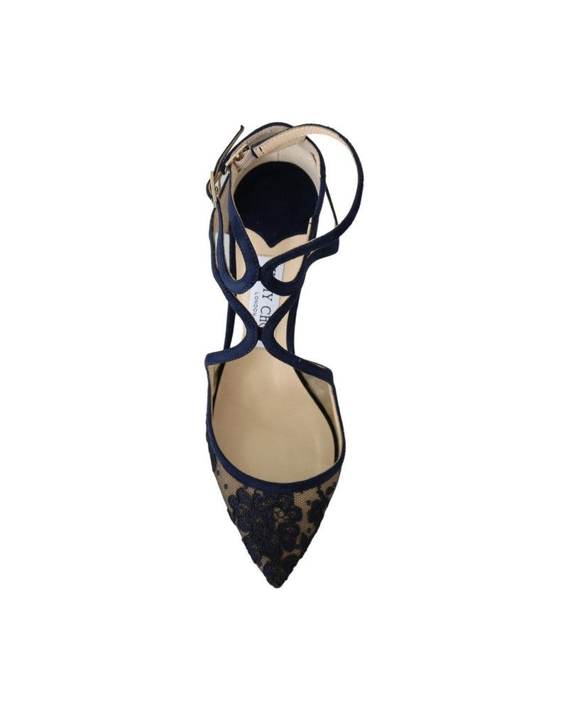 Jimmy Choo Navy Leather Lancer Pumps Elegance Unleashed Glam Steals