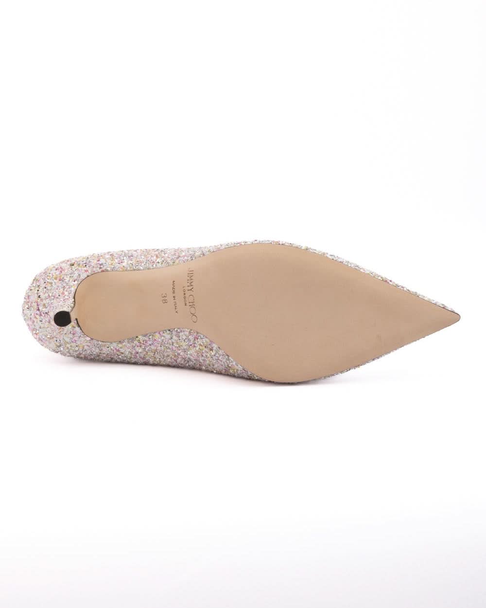 Jimmy Choo Pink Candy Glitter Love 85 Pumps Glam Steals