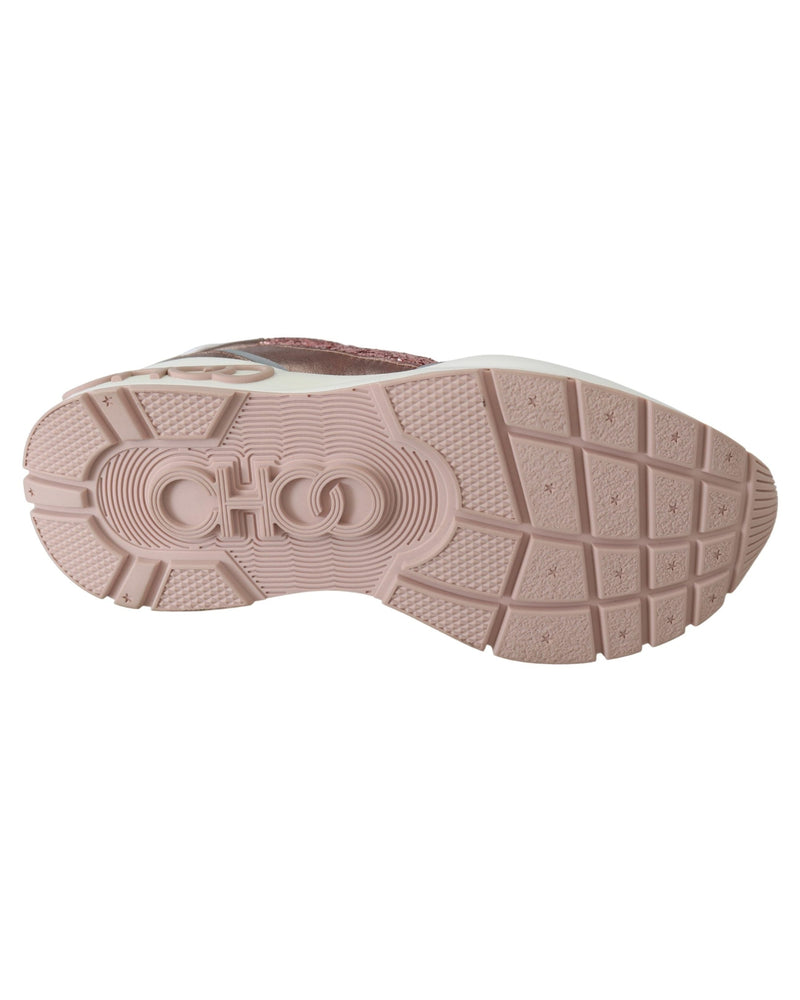 Jimmy Choo Pink Leather Candyfloss Raine Sneakers Glam Steals