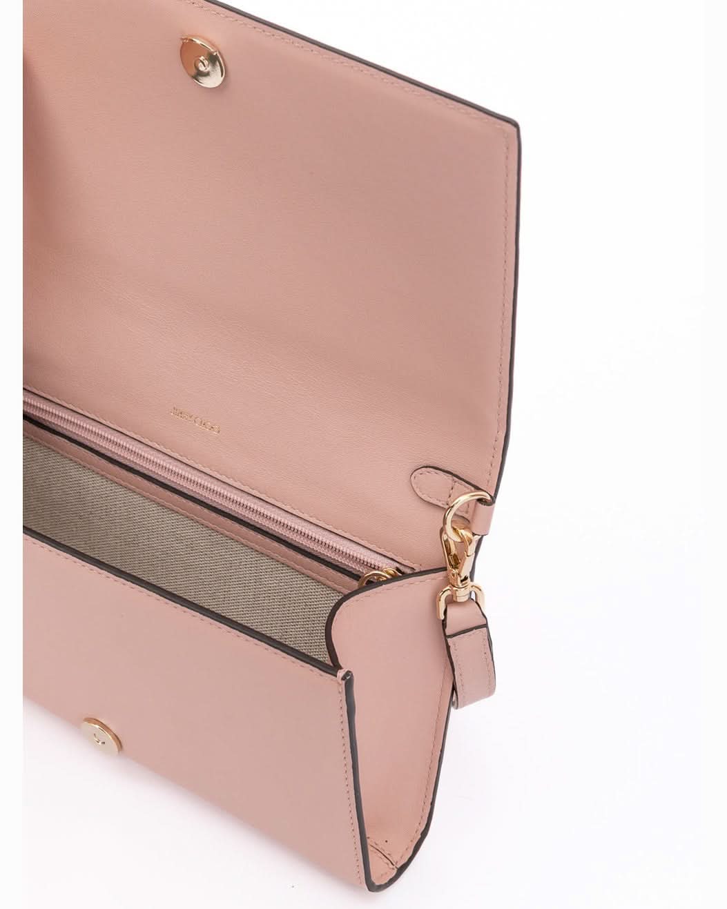 Jimmy Choo Pink Leather Podwer Shoulder Strap Bag Glam Steals