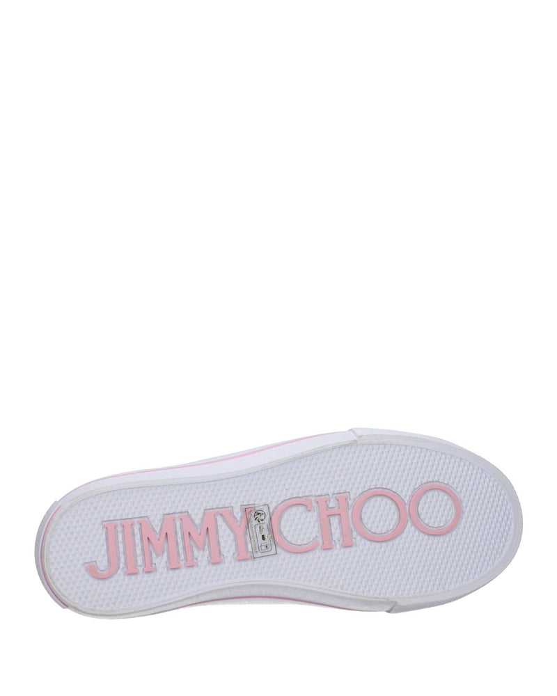 Jimmy Choo Pink Low Top Sneakers Glam Steals