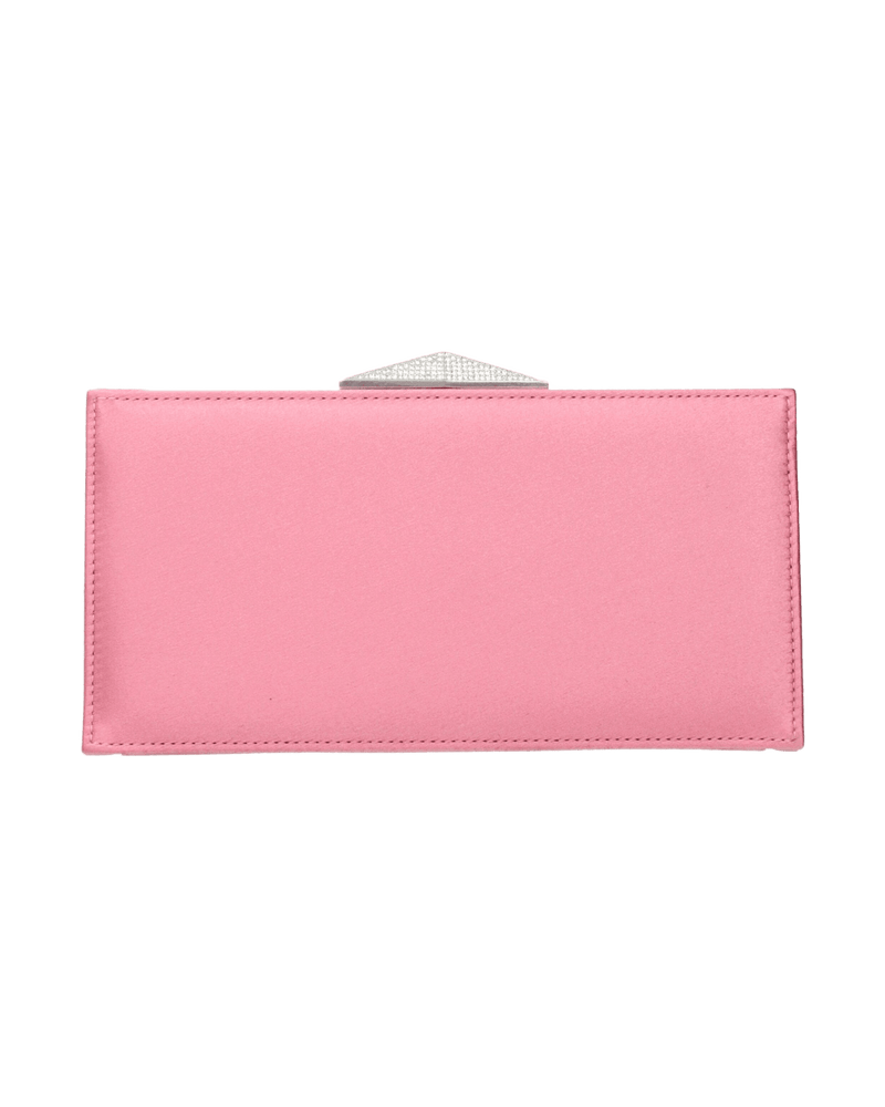 Jimmy Choo Pink Satin Clutch Bag Glam Steals