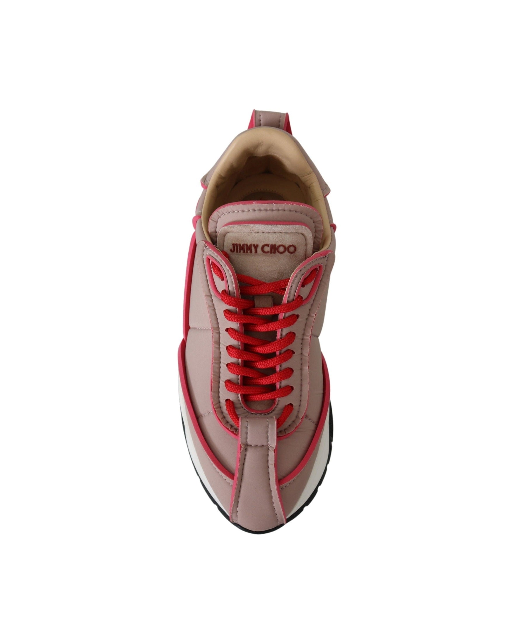 Jimmy Choo Red Ballet Pink Raine Sneakers Glam Steals