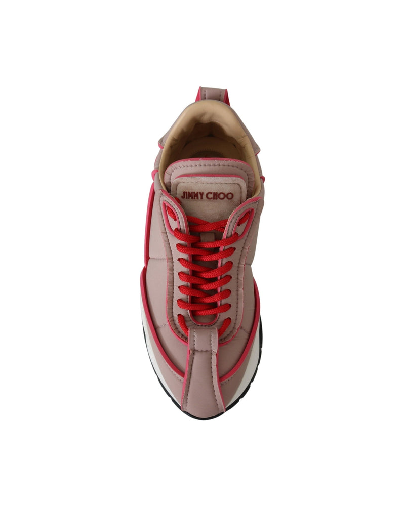 Jimmy Choo Red Ballet Pink Raine Sneakers Glam Steals