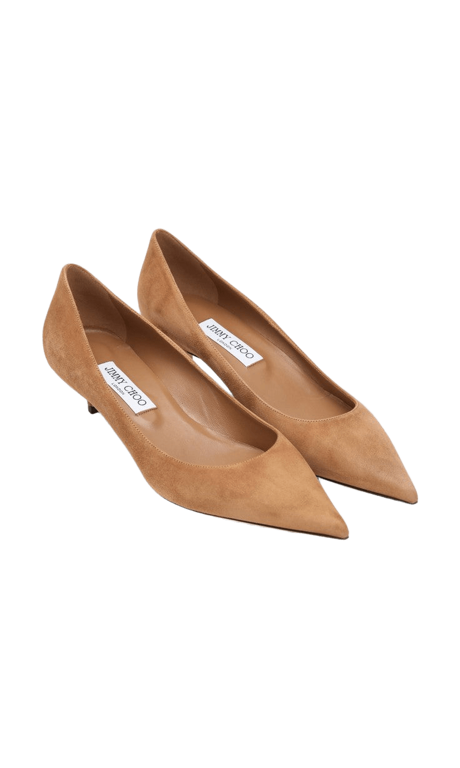 Jimmy Choo Suede Décolleté Amelia in Color Toffee Glam Steals