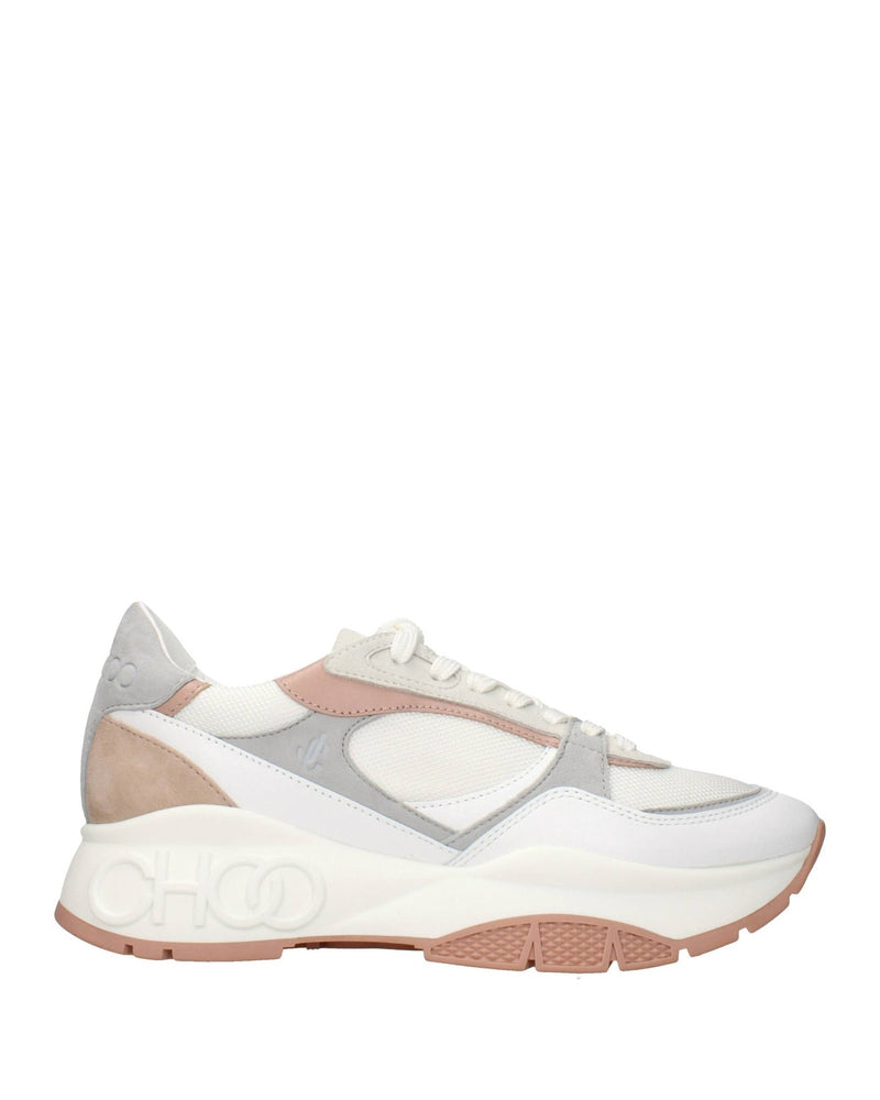 Jimmy Choo White Fabric Sneakers Glam Steals