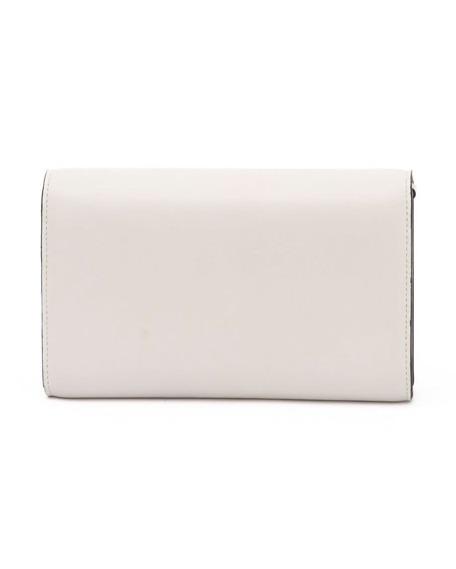 Jimmy Choo White Leather Avenue Shoulder Strap Bag Glam Steals