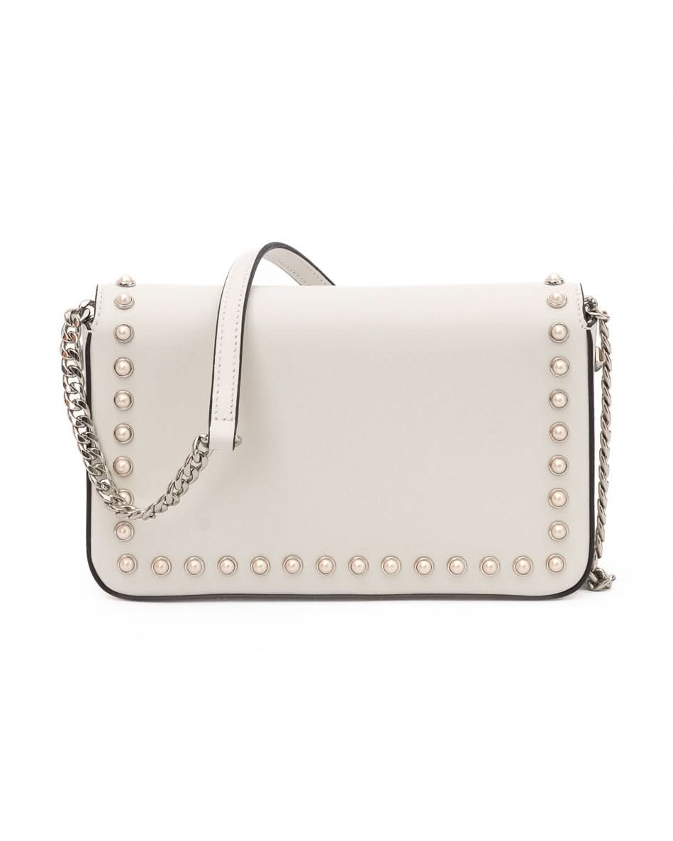 Jimmy Choo White Leather Crossbody Bag Glam Steals