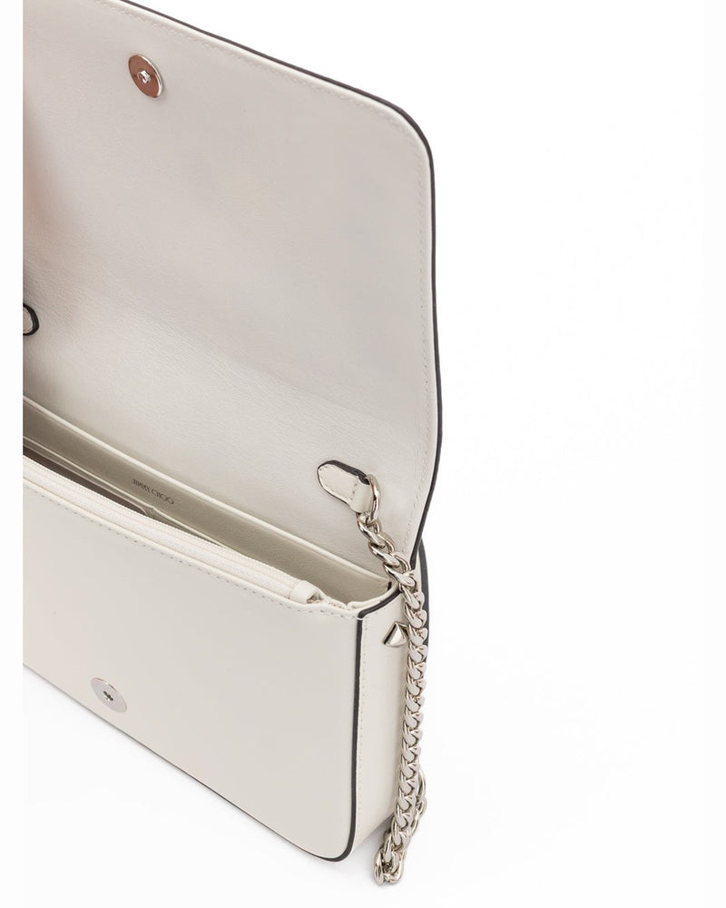Jimmy Choo White Leather Crossbody Bag Glam Steals