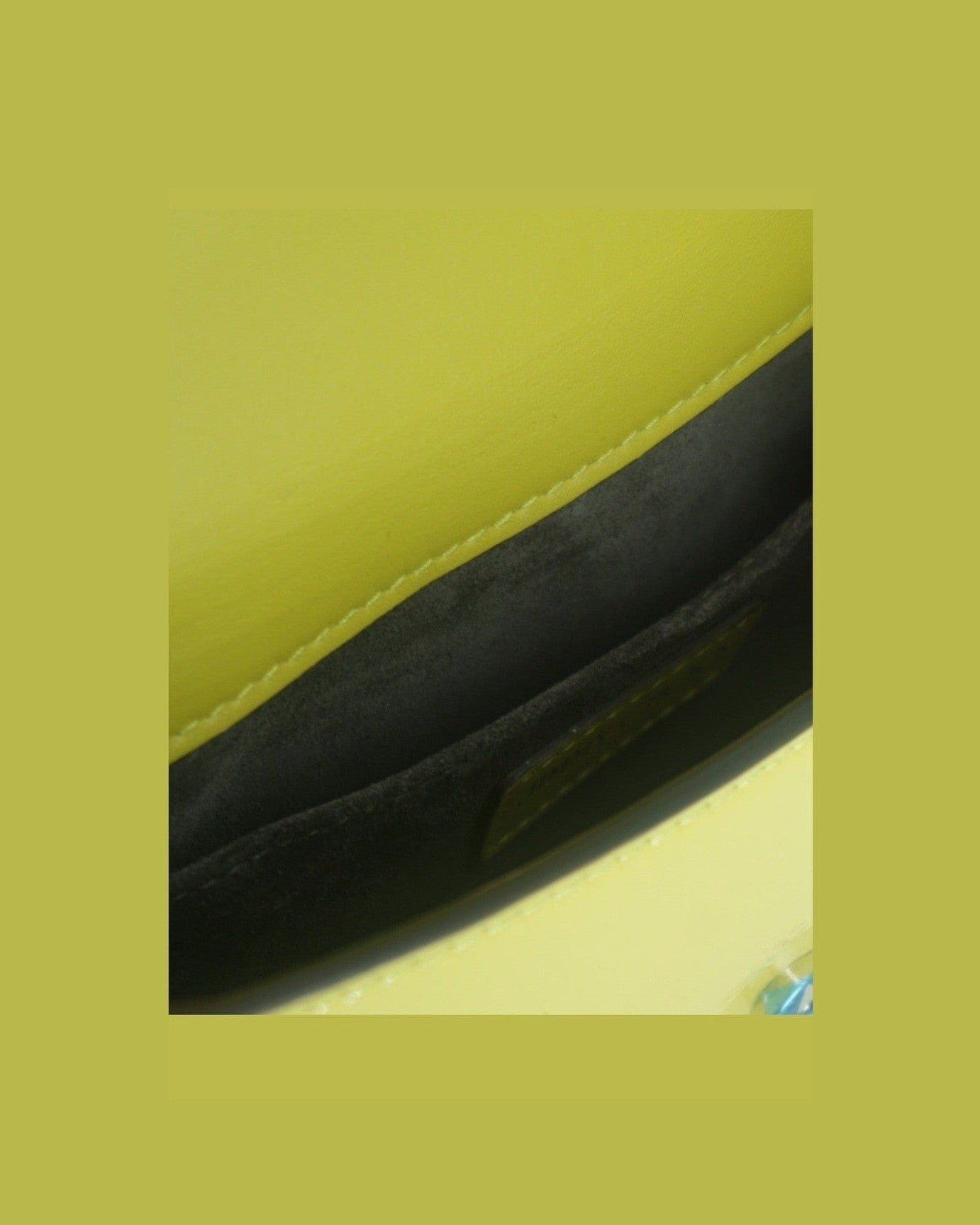 Jimmy Choo Lime Leather Small Shoulder Yellow Bag Glam Steals