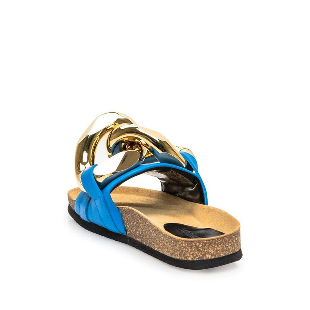 Jw Anderson Leather Flat Sandals Glam Steals