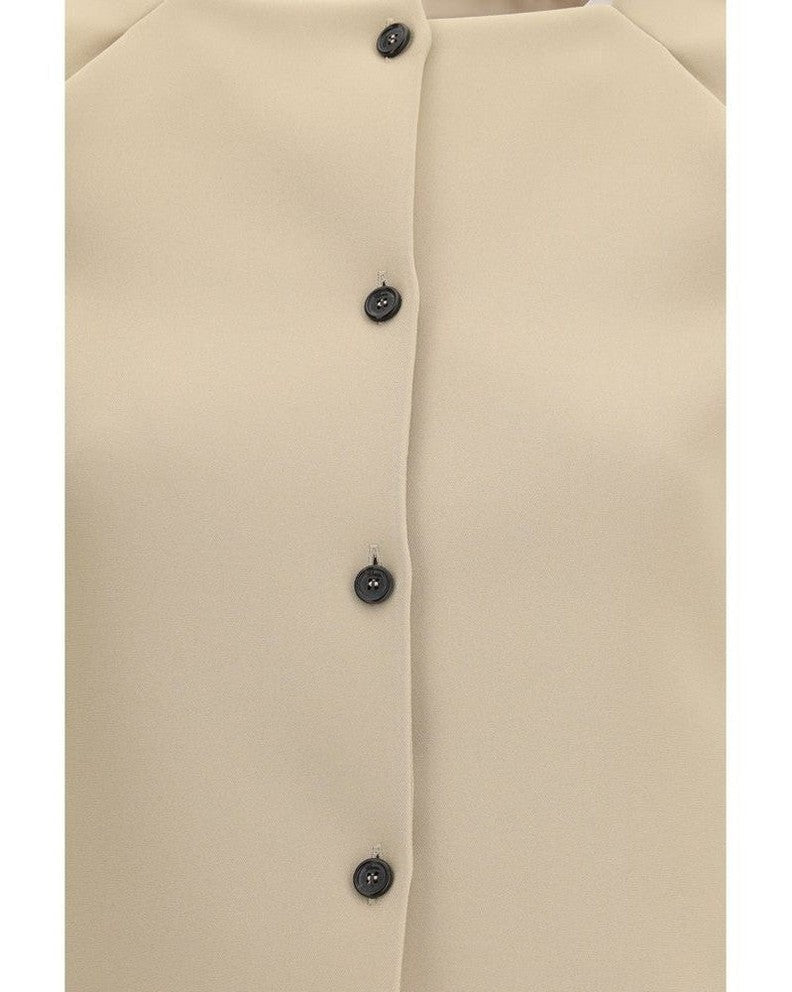 Khaite Beige Polyester Coat 