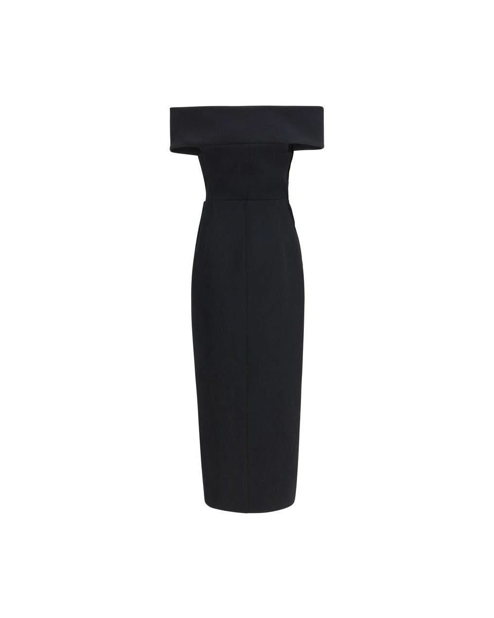 Khaite Black Polyester Cocktail Dress 