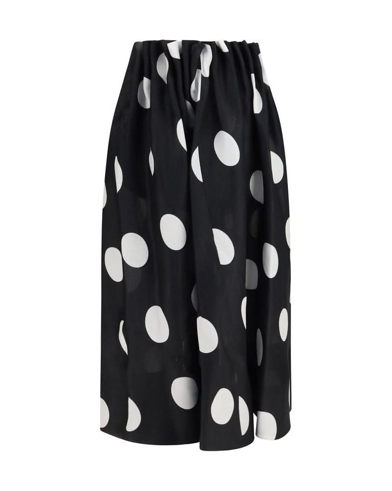 Khaite Black Silk Skirt Glam Steals