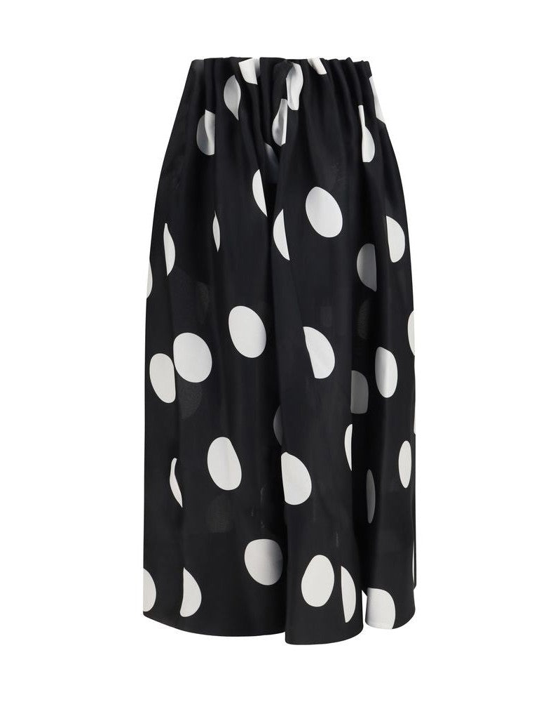 Khaite Black Silk Skirt Glam Steals
